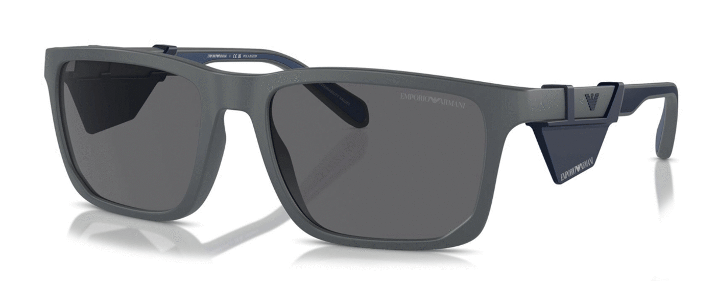 Emporio Armani Men’s Rectangular Sunglasses EA4219 610387