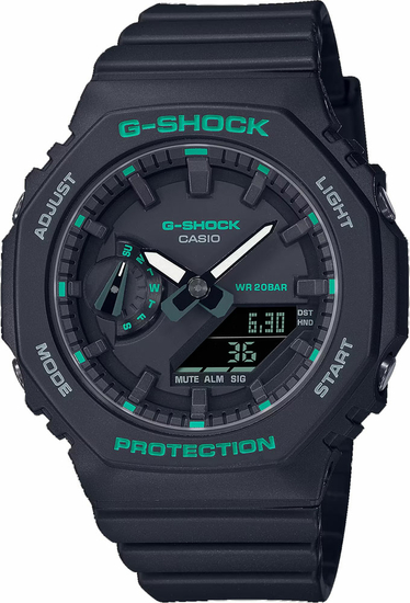 CASIO G-SHOCK MINI CASIOAK GMA-S2100GA-1AER GREEN ACCENT SERIES