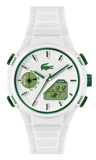 Lacoste LC33 Analog and Digital Silicone Watch 2011364