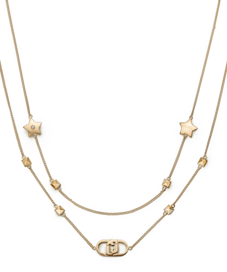 Liu Jo Multi-Strand Necklace with Logo LJ2204