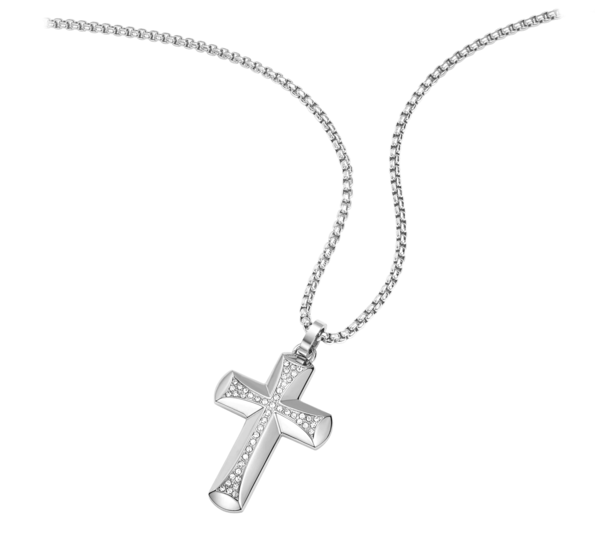 Crossroads Necklace By Police For Men PEAGN0037701