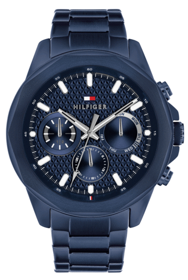 Tommy Hilfiger Navy Geometric Dial Watch 1710652