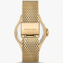 Michael Kors Lennox Pavé Gold-Tone Mesh Watch MK7335